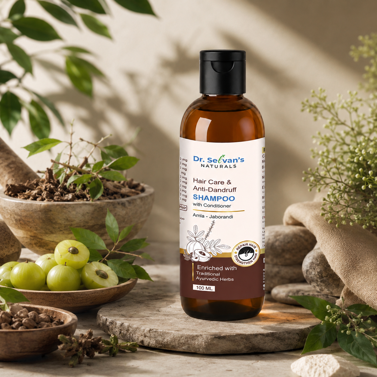 Amla and jaborandi Shampoo With Conditioner