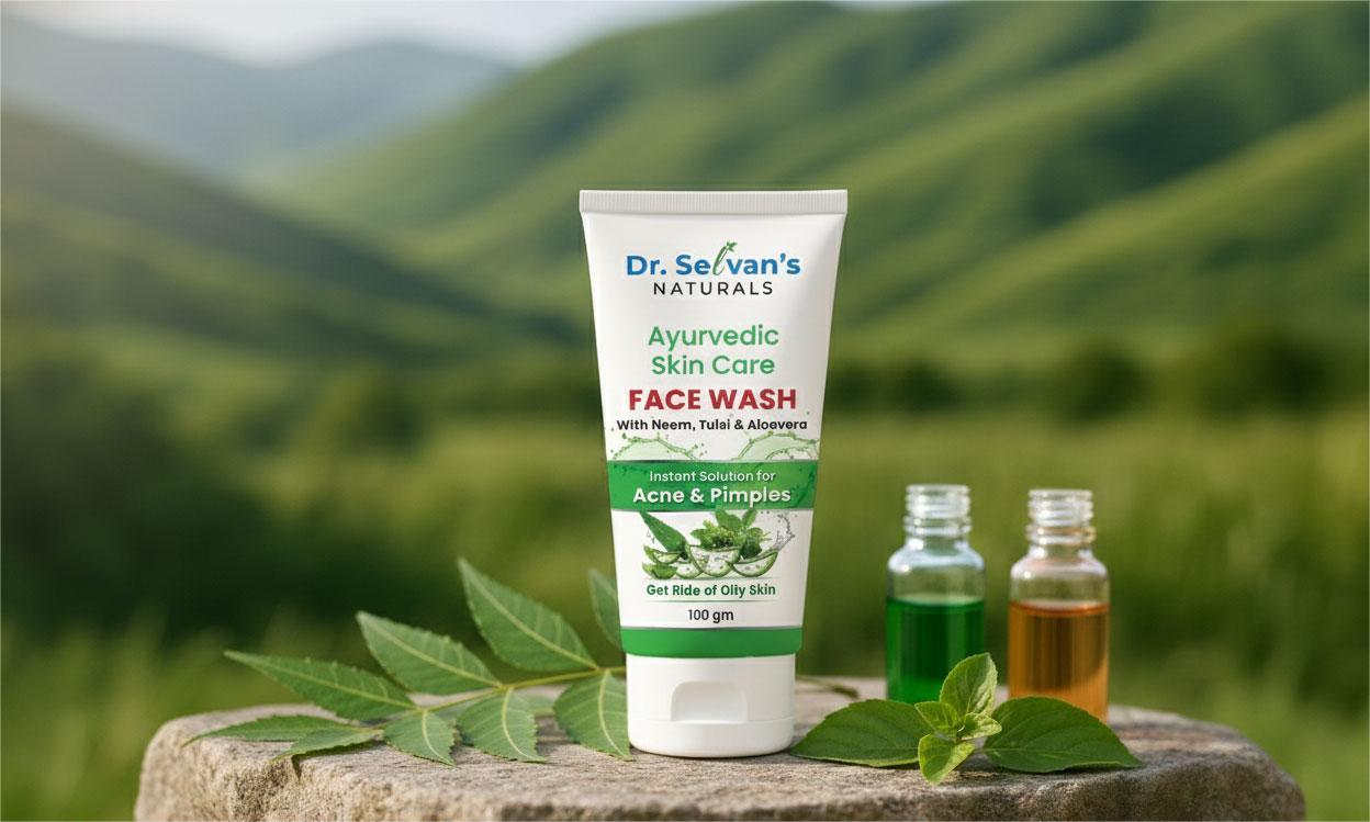 Neem Tulsi and Aloevera  Facewash